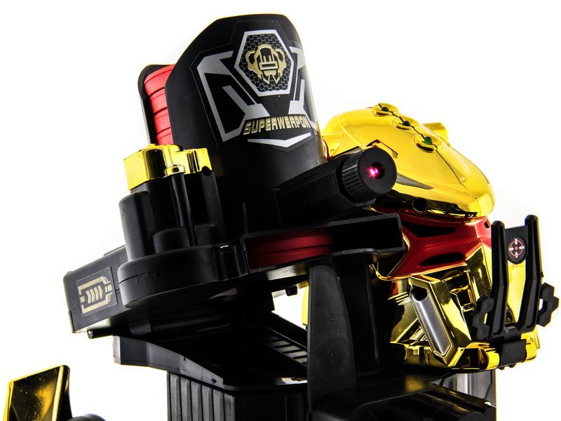 РУ боевой роботпаук Space Warrior, лазер, диски, золотой, NiMh и ЗУ, 24G