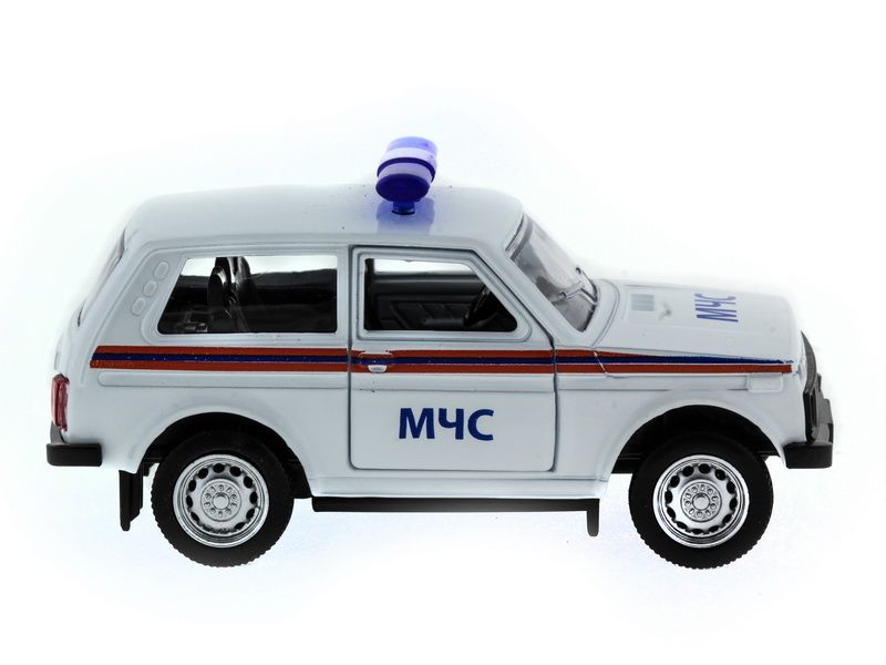 Машина АВТОПАНОРАМА инерц ВАЗ 2121 150, вк 1275,5 см, белая