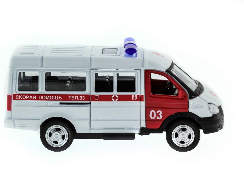 Машина АВТОПАНОРАМА инерц ГАЗель скорая 150, вк 14,585,5 см