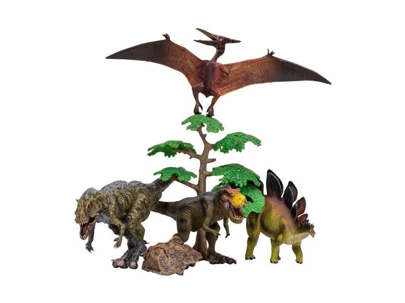Динозавры и драконы MASAI MARA MM206026 для детей серии Мир динозавров набор фигурок из 6 пр