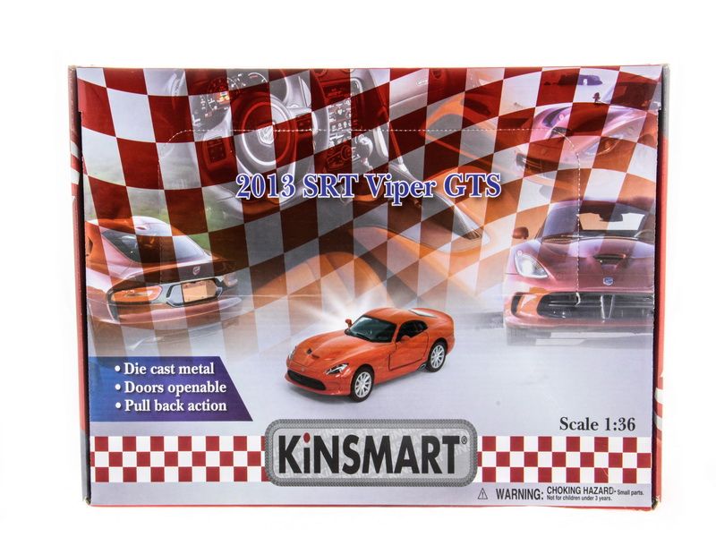 Машина Kinsmart SRT Viper GTS 140  бк