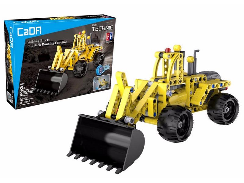 Конструктор CaDA Technic бульдозер совместим с C52013W, инерционный 213 детали