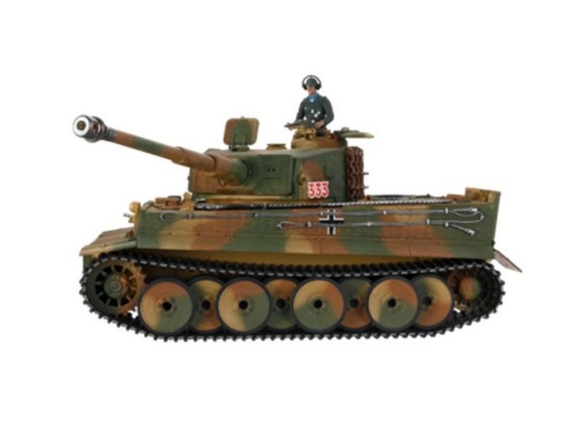 PУ танк Taigen 116 Tiger 1 Германия, средняя версия откат ствола для ИК боя V3 24G RTR