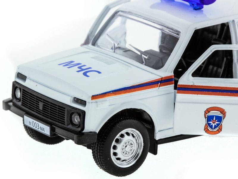 Машина АВТОПАНОРАМА инерц ВАЗ 2121 150, вк 1275,5 см, белая