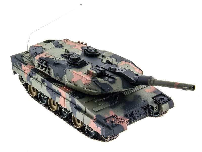 Радиоуправляемый танк Heng Long 124 Leopard A5, стреляет шариками, RTR