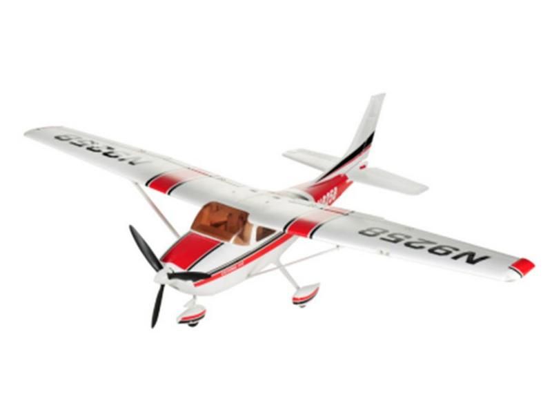 Радиоуправляемый самолет Top RC Cessna 182 красная 1410мм 24G 6ch LiPo RTF