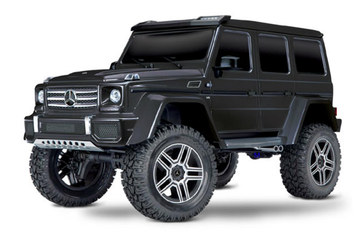 Радиоуправляемая автомодель TRAXXAS TRX-4 Mercedes G 500 (черная) 4WD 2.4G  1/10 (без ЗУ и акб) - TRA82096-4-B - купить с доставкой в интернет-магазине  Хобби Остров