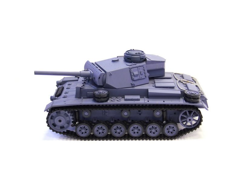 Радиоуправляемый танк Heng Long 116 Panzerkampfwagen III Германия 24G RTR темносерый