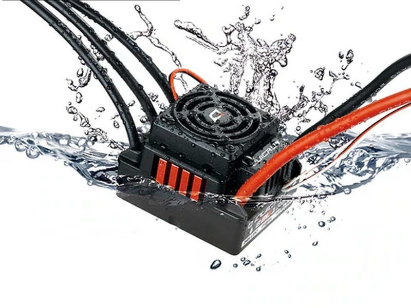 Бесколлекторный бессенсорный регулятор Hobbywing QuicRunWP8BL150 150A1080A, 18