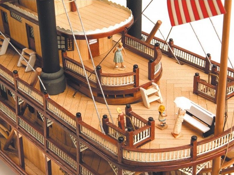 Сборная деревянная модель речного парохода Artesania Latina MISSISSIPPI, 180