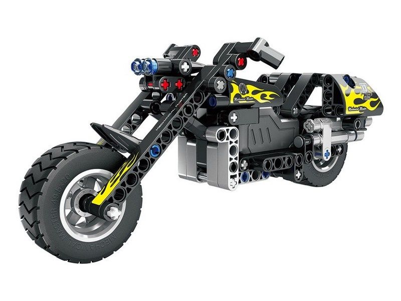 Конструктор Qihui  Mechanical Master Мотоцикл совместим с QH5802, инерционный 183 детали