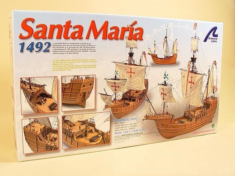 Сборная деревянная модель корабля Artesania Latina SANTA MARIA C, 165