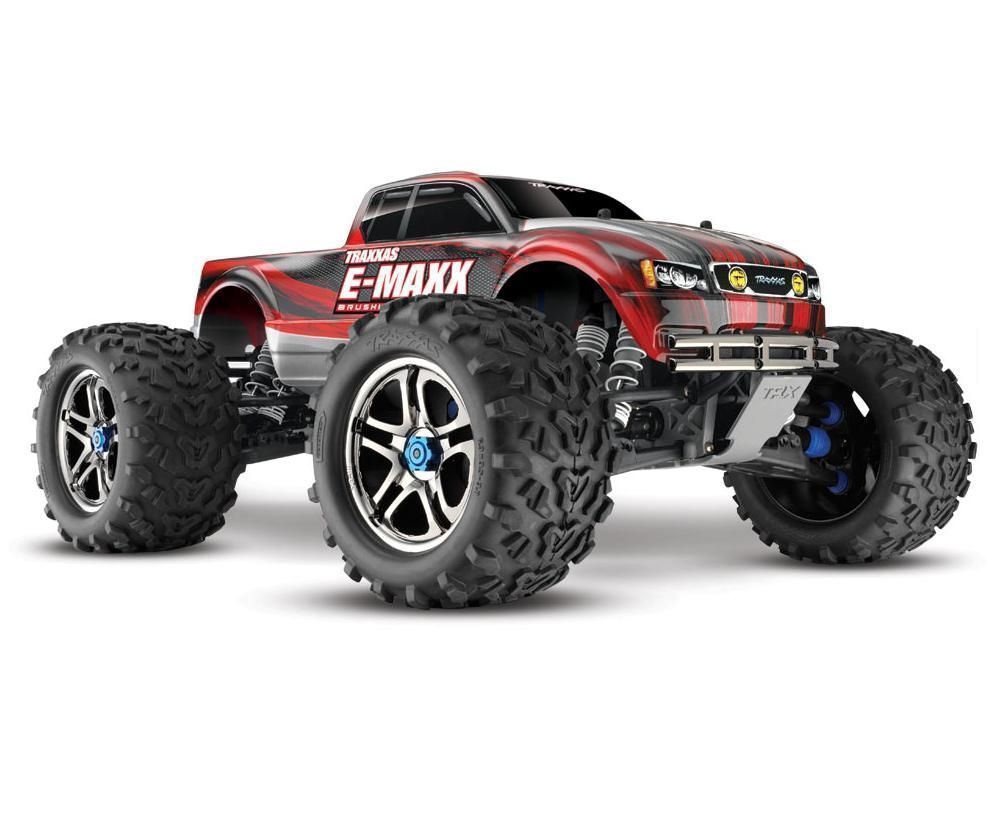 Радиоуправляемый монстр Traxxas EMaxx 4WD 24GHz 110 RTR  АКК
