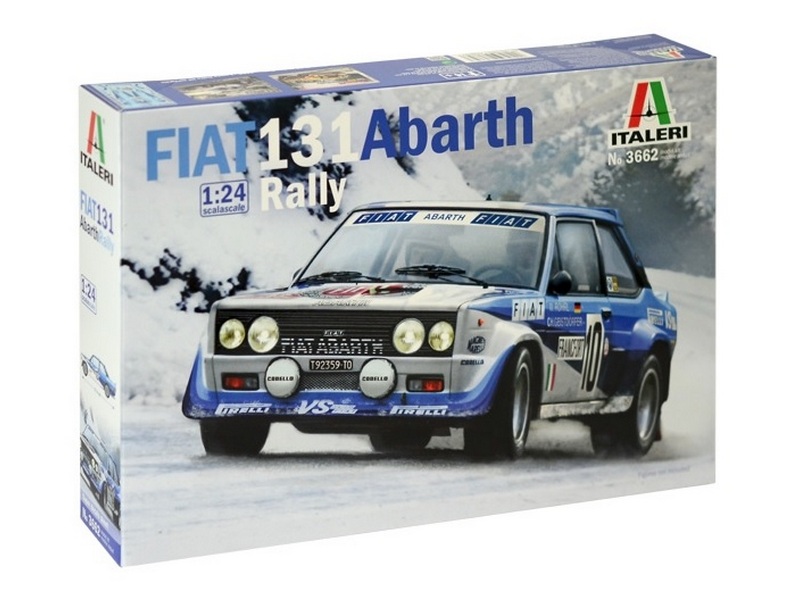 Сборная модель ITALERI 3662ИТ Автомобиль FIAT 131 ABARTH RALLY, 124