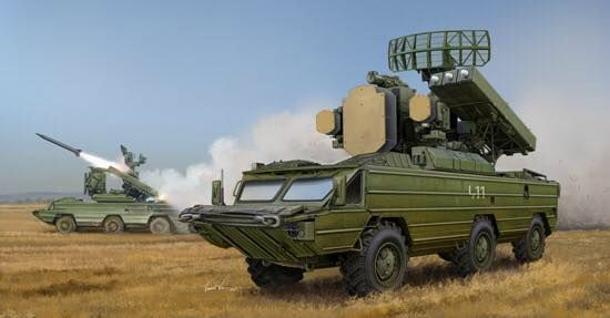 Сборная модель ЗРК ОСА 9К33 SA8 GECKO 135