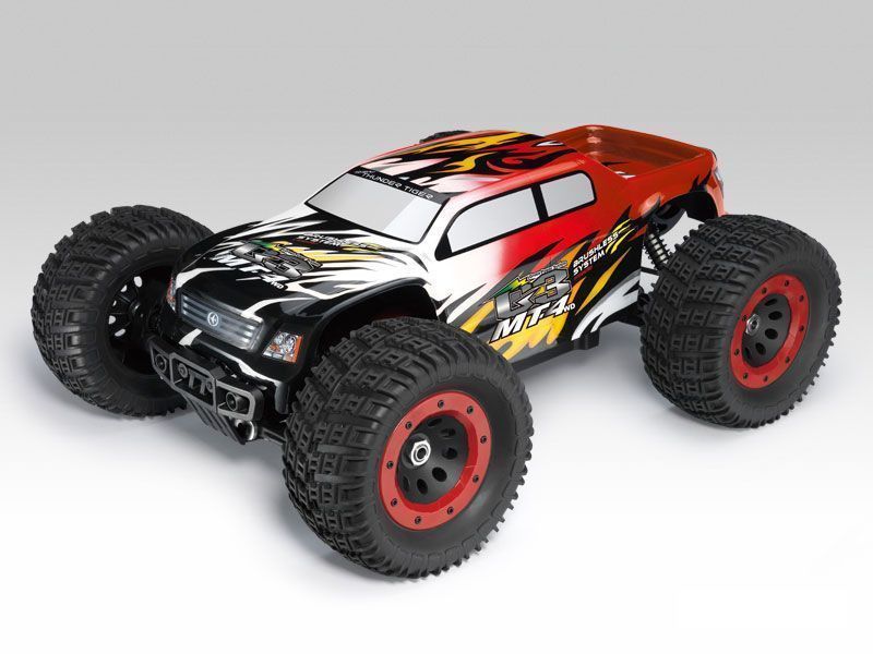 Радиоуправляемый монстр TTR МТ4 G3 Brushless 4WD 24G 18 RTR красный  TTR6401F111 