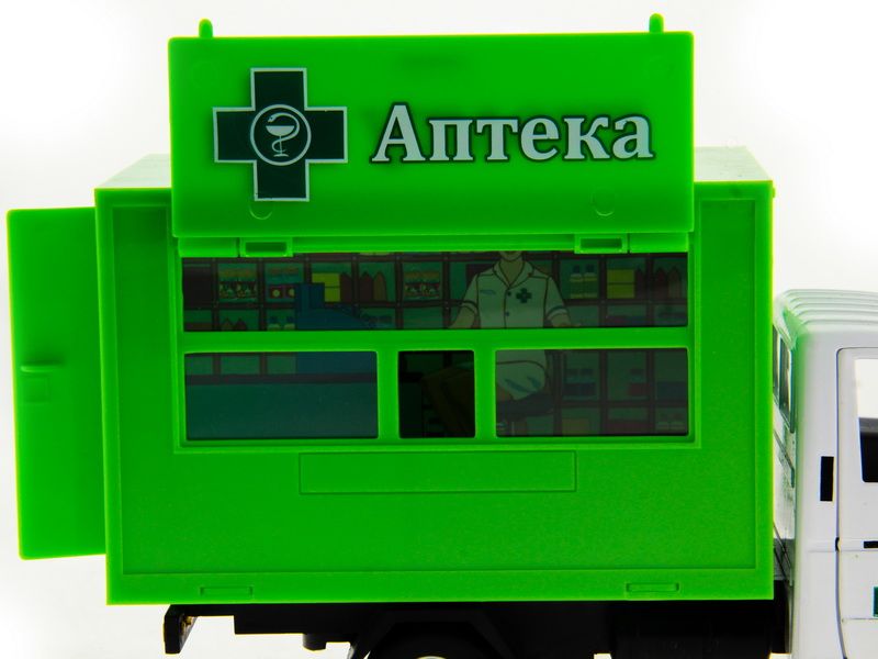 Машина АВТОПАНОРАМА ГАЗель аптека 128, вк 241412 см