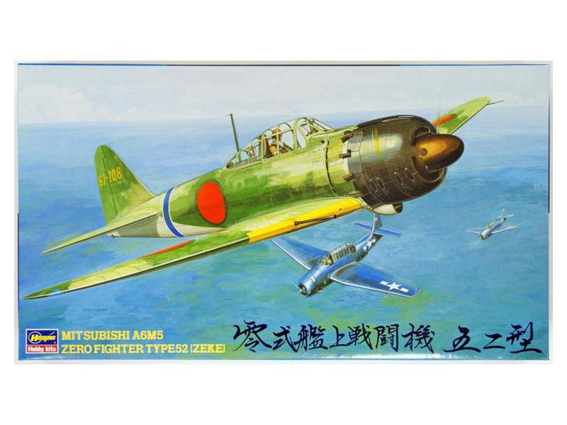 Сборная модель Hasegawa Самолет A6M5 ZERO TYPE 52 ZEKE, 148