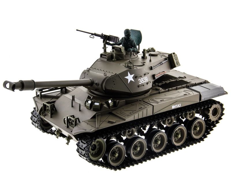 Радиоуправляемый танк Heng Long 116 Walker Bulldog  M41A3 Бульдог 24G RTR
