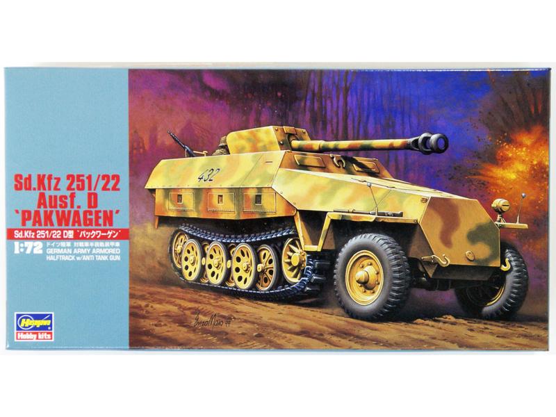 Сборная модель Hasegawa Бронетранспортер SdKfz 25122 D PAKWAGEN, 172