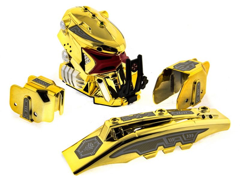 РУ боевой роботпаук Space Warrior, лазер, ракеты, золотой, NiMh и ЗУ, 24G