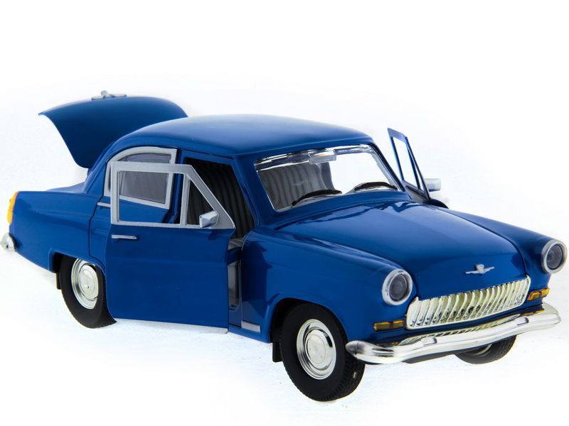 Машина АВТОПАНОРАМА ГАЗ21 Волга 124 вк  261211см, синяя