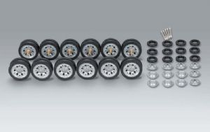 Опорные и поддерживающие катки металл  с резиновыми бандажами для Panzer III