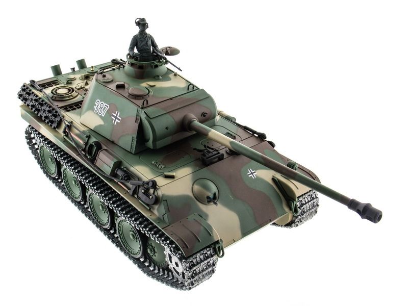 Радиоуправляемый танк Heng Long 116 Panther Пантера type G Германия, 24G RTR PRO