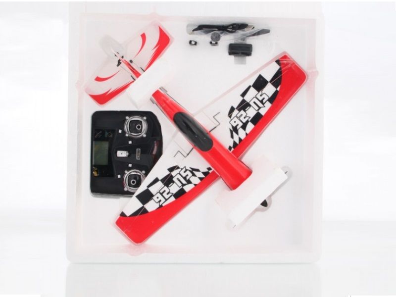 Радиоуправляемый самолет WlToys Su26 6ти осевой гироскоп 4Ch 24G RTF