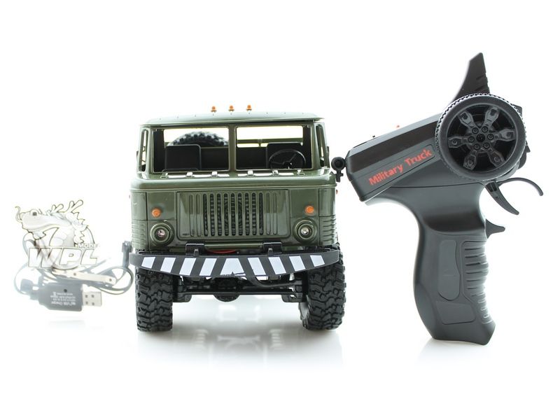 Радиоуправляемая автомодель WPL B24 грузовая зеленая 116акб 24G RTR