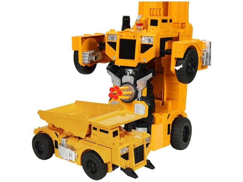 Радиоуправляемый трансформер MZ Самосвал 2379PF 114 стреляет присосками  акб и зу