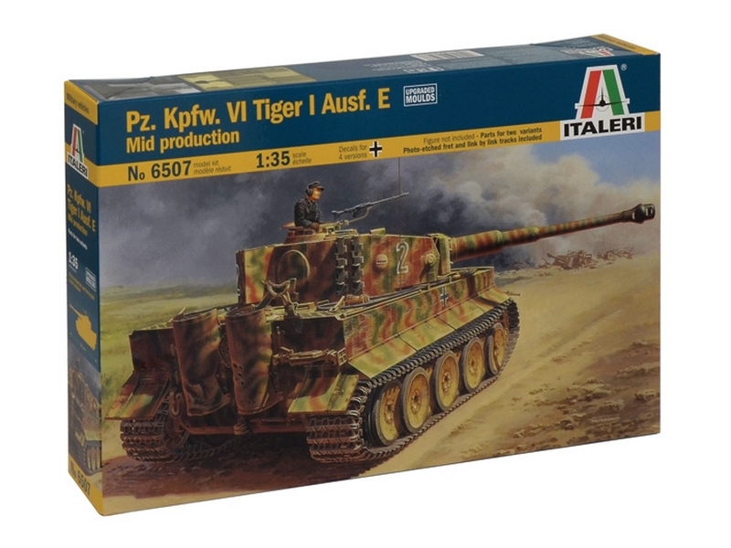 Сборная модель ITALERI 6507ИТ Танк PZKPFWIV Tiger I AusfE, 135