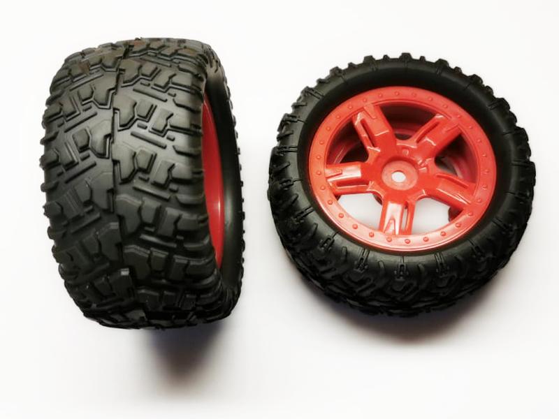 Колеса в сборе для монстра Remo Hobby 116, тюнинг