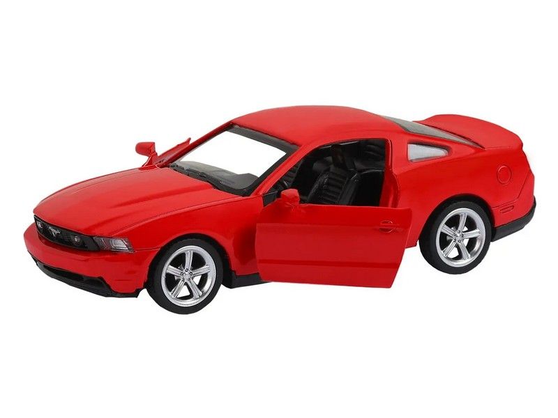 Машина АВТОПАНОРАМА Ford Mustang GT, красный, 143, инерция, откр двери, вк 17,512,56,5 см