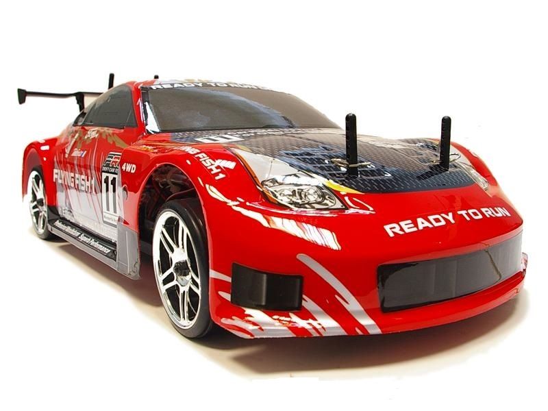 Радиоуправляемая автомодель для дрифта Himoto Flying Fish TC 4WD 24G 110 RTR