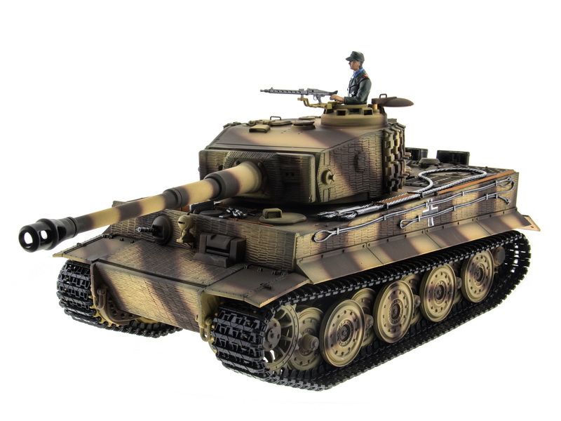Радиоуправляемый танк Taigen 116 Tiger 1 Германия, поздняя версия 24G RTR летний камуфляж
