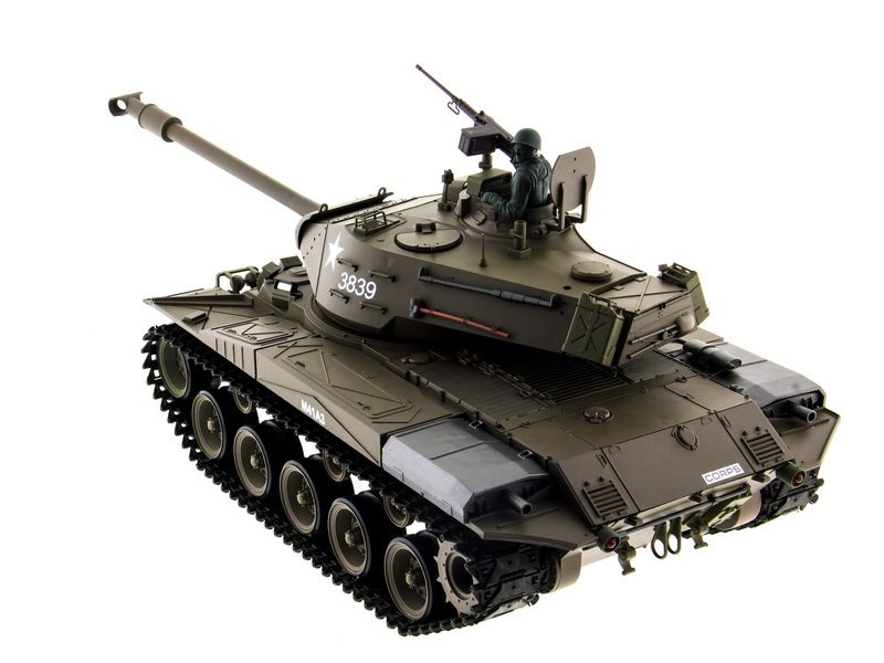 Радиоуправляемый танк Heng Long 116 Walker Bulldog  M41A3 Бульдог 24G RTR