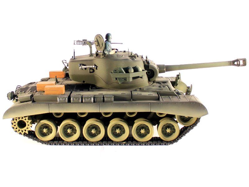 Радиоуправляемый танк Taigen 116 M26 Pershing Snow leopard США PRO 24G RTR