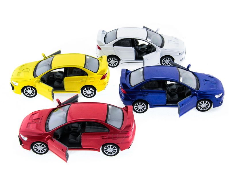 Машина Kinsmart 136 Mitsubihi Lancer EV инерция 112шт бк