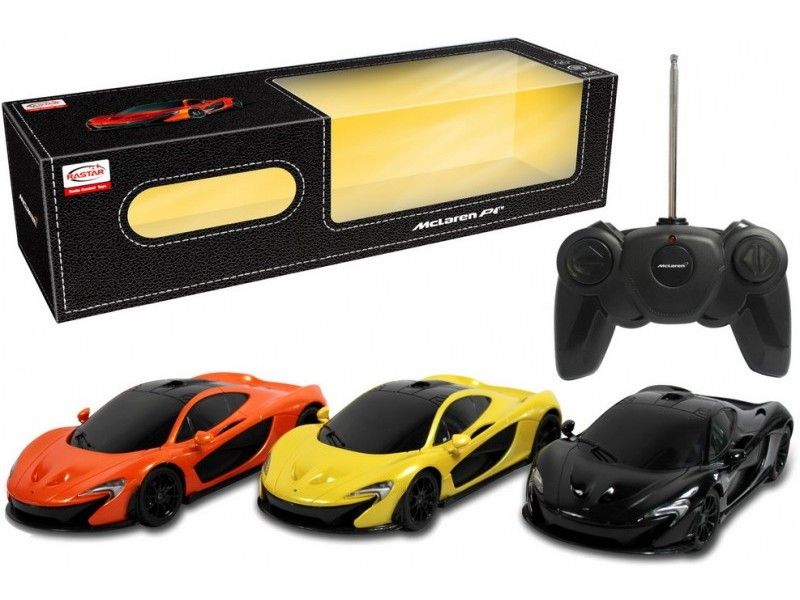 Радиоуправляемая машина Rastar McLaren P1 124, цвет жёлтый 27MHZ