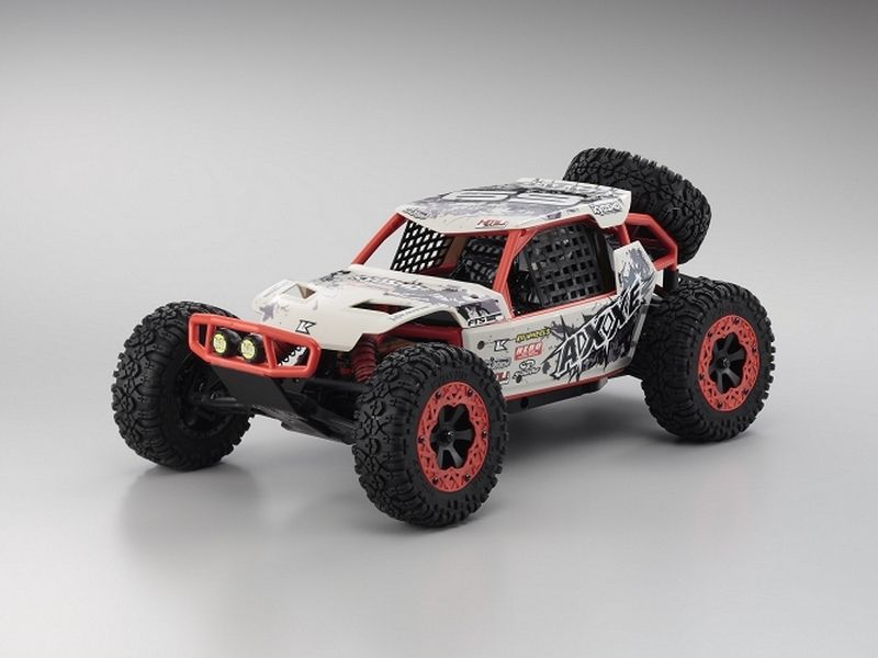 Радиоуправляемый багги Kyosho Axxe EZB 2WD 24GHz 110 белый