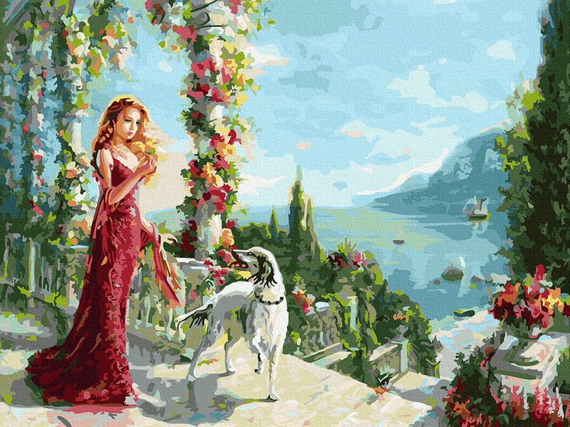 Картина по номерам с цветной схемой 40х50 ДАНДОРФ О ВЕСНА 30 цветов