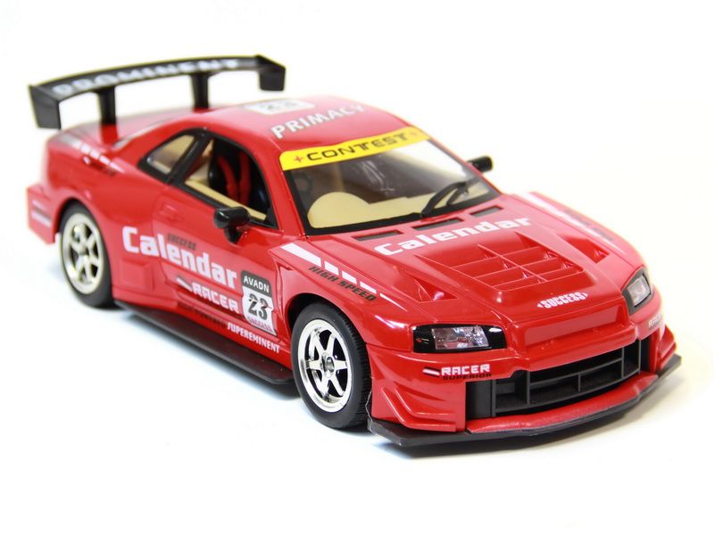 Радиоуправляемая клевые тачки Nissan Skyline GTR34 114  акб