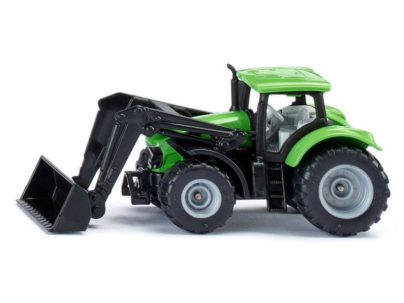 Трактор Siku 1394 DeutzFahr TTV 7250, с фронтальным погрузчиком