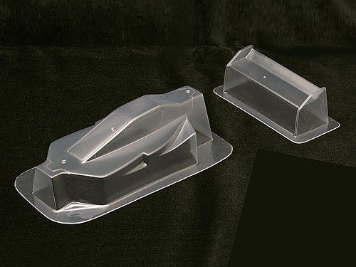 Кузов для 18B , Wing, Dirt Deflectors, clear 118 некрашеный AS21256
