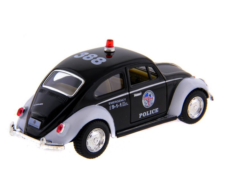 Машина Kinsmart  Volkswagen Classical Beetle Police инерция 112шт 132 бк
