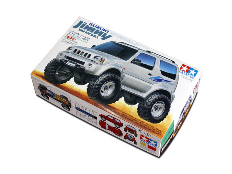 Сборная модель Tamiya Jimny Wide, маленькие колеса, сборка без клея