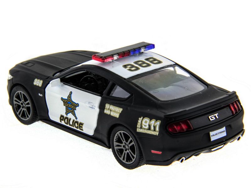 Машина Kinsmart 138 Ford Mustang GT 2015 Police инерция 112шт бк