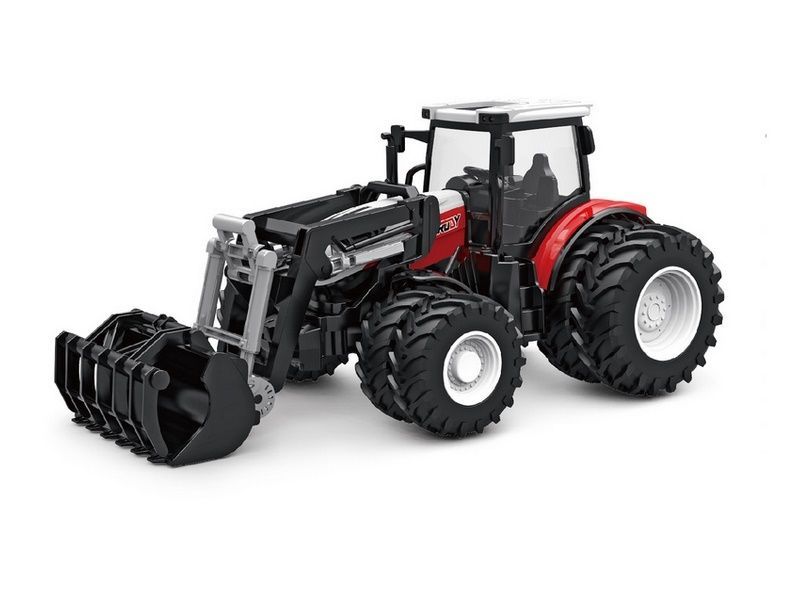 РУ фермерский трактор Korody с фронтальным погрузчиком, двойные колеса 124 24G 6CH RTR