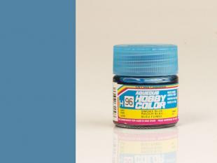 Краска акрил для пластика тм MRHOBBY  10мл  SMOKE BLUE, шт